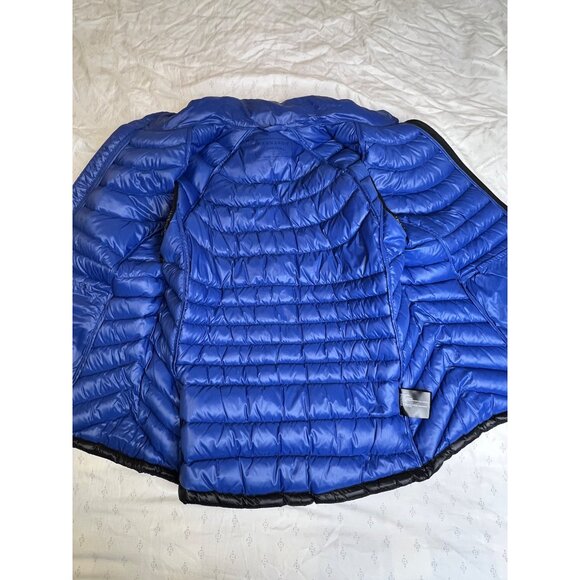 Bernardo Goose Down Puffer Vest L Black Nylon Outerwear Lightweight Warm Womens - Picture 9 of 13